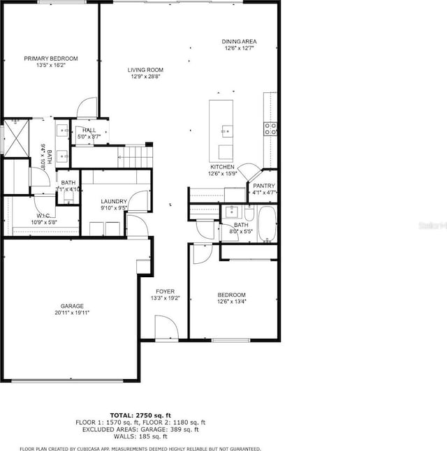 5065 Sparkling Water Way, Kissimmee, FL 34746 - view of property floor plan
