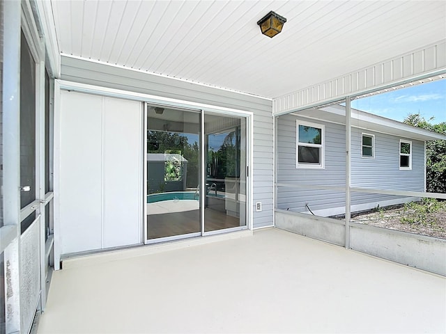 7341 Hart St, Englewood, FL 34224 - view of unfurnished sunroom