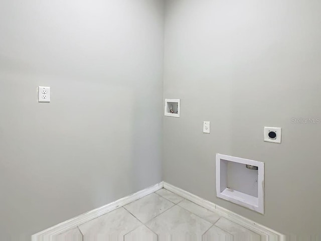 313 Sofia Ln, Lake Alfred, FL 33850 - laundry area featuring electric dryer hookup and hookup for a washing machine