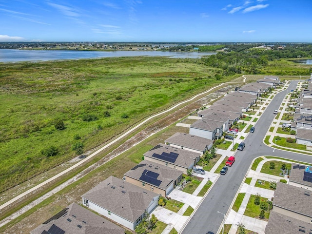 313 Sofia Ln, Lake Alfred, FL 33850 - aerial view of residential area with a large body of water