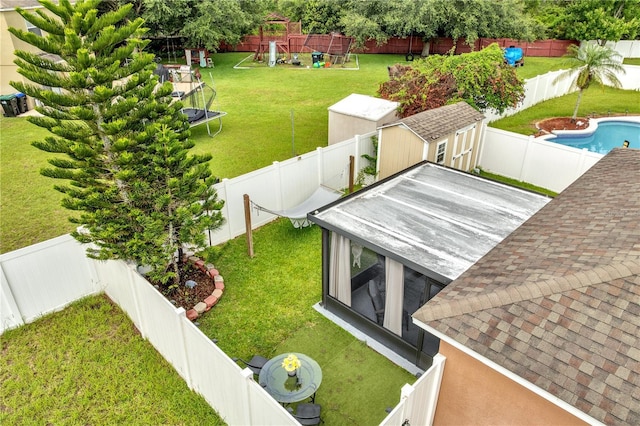 13217 Briar Forest Ct, Orlando, FL 32828 - aerial view of a pool area