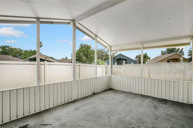 118 Sir Phillips Dr, Davenport, FL 33837 - unfurnished sunroom with lofted ceiling