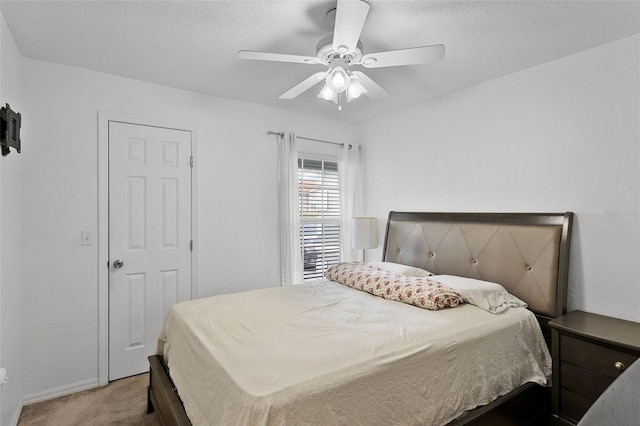 141 Winsor Ave, Davenport, FL 33837 - bedroom with carpet floors, a textured ceiling, and ceiling fan