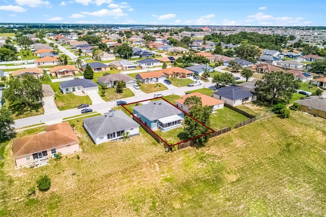 141 Winsor Ave, Davenport, FL 33837 - aerial view of residential area with property boundaries highlighted