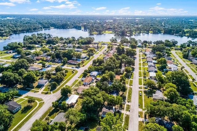 1649 Weybridge St, Deltona, FL 32725 - aerial perspective of suburban area featuring a nearby body of water