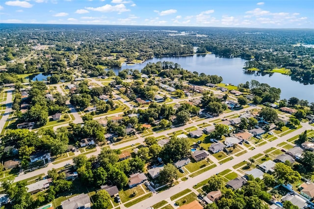 1649 Weybridge St, Deltona, FL 32725 - aerial view of residential area featuring a nearby body of water