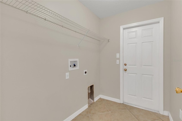 1753 Sage Creek Ct, Orlando, FL 32824 - laundry area with washer hookup, electric dryer hookup, and light tile patterned flooring