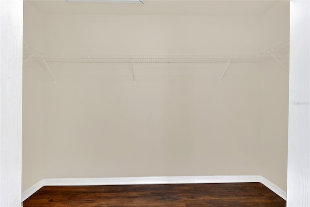 1753 Sage Creek Ct, Orlando, FL 32824 - walk in closet with dark wood-style flooring