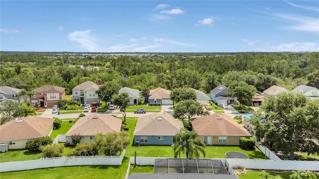 5145 Prairie View Way, Wesley Chapel, FL 33545 - aerial perspective of suburban area featuring a forest