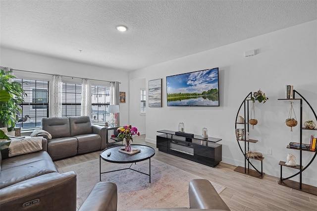 461 Diamond Dove Cv, Winter Springs, FL 32708 - living area with a textured ceiling and light wood finished floors
