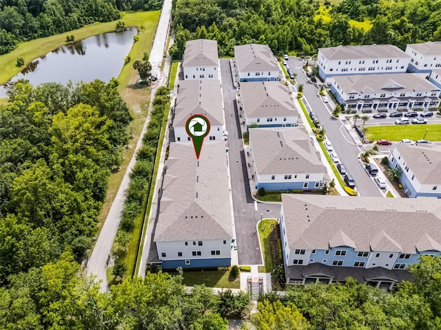 461 Diamond Dove Cv, Winter Springs, FL 32708 - aerial perspective of suburban area featuring a large body of water