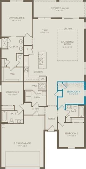 6014 Tree Crossing Ln, Saint Cloud, FL 34771 - view of home floor plan