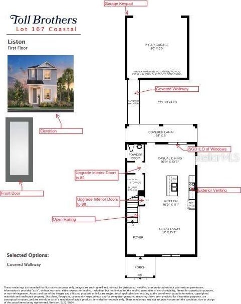 2563 Long Pine Ave, Apopka, FL 32712 - view of property floor plan