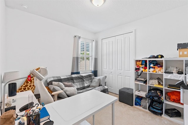 1181 Castlevecchio Loop, Orlando, FL 32825 - carpeted office featuring a textured ceiling