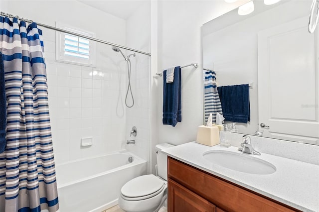 1181 Castlevecchio Loop, Orlando, FL 32825 - full bathroom featuring vanity and shower / bath combo with shower curtain