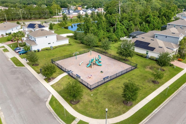 1181 Castlevecchio Loop, Orlando, FL 32825 - aerial view of residential area featuring a large body of water and a forest