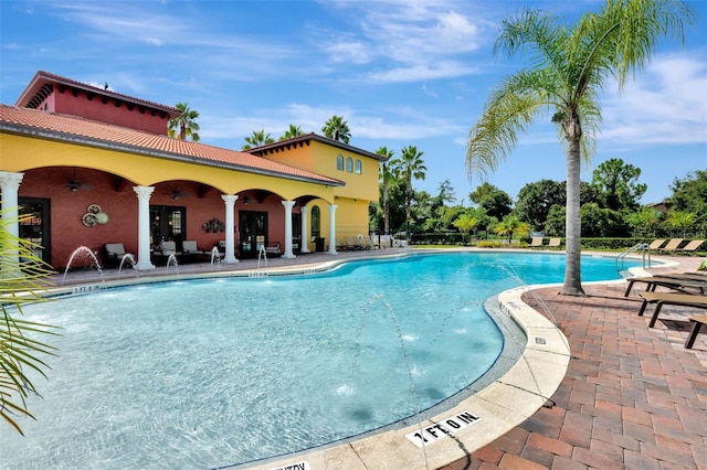 100 Verde Way, Debary, FL 32713 - community pool with a patio area