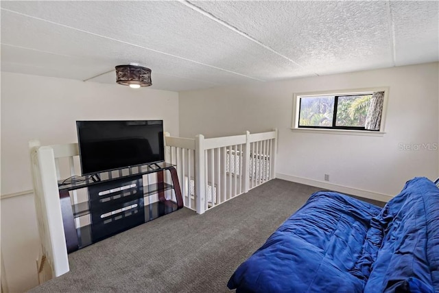 12350 83rd St, Fellsmere, FL 32948 - living area with carpet flooring and a textured ceiling
