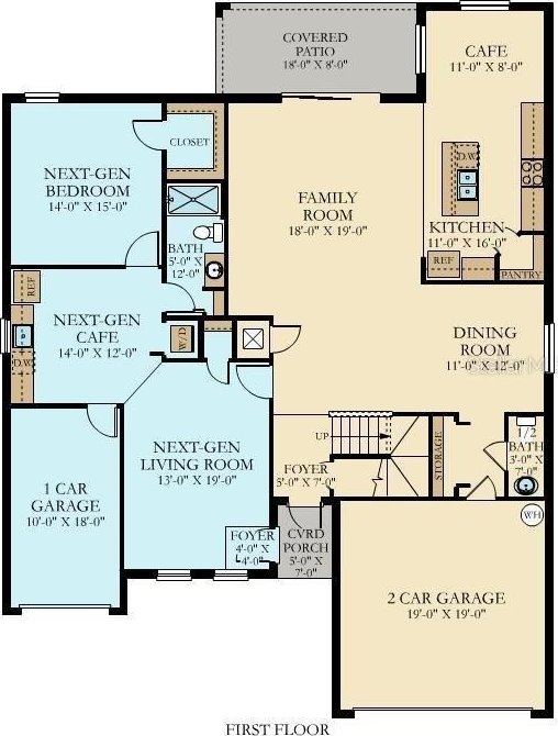 2412 Camden Park Ave, Davenport, FL 33837 - view of room layout