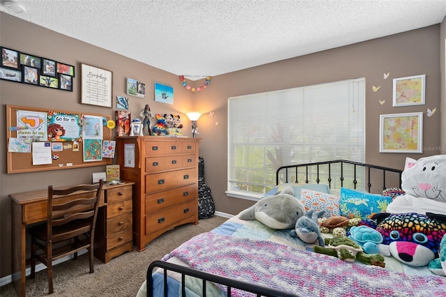 1048 Woodsong Way, Clermont, FL 34714 - carpeted bedroom with a textured ceiling