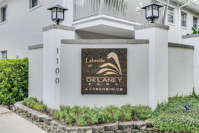 1100 Delaney Ave Unit F407, Orlando, FL 32806 - view of community sign
