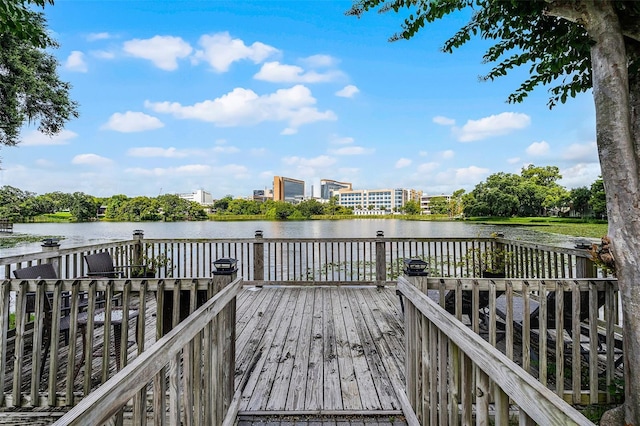1100 Delaney Ave Unit F407, Orlando, FL 32806 - deck with a water view