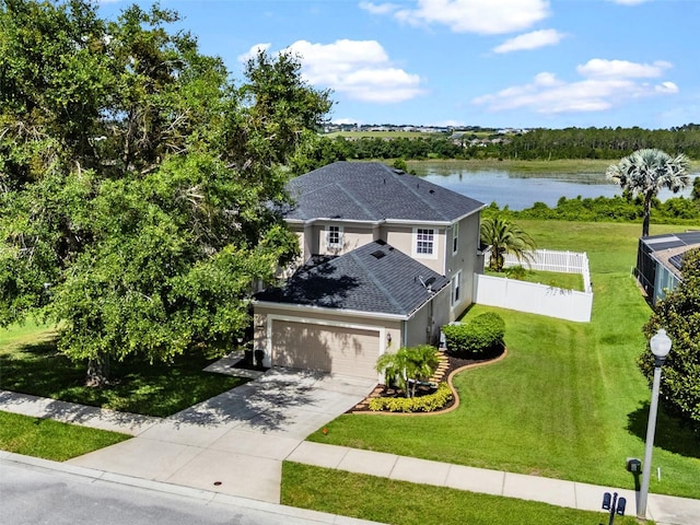 594 Hernando Pl, Clermont, FL 34715 - view of subject property featuring a nearby body of water