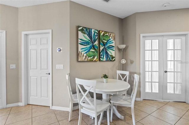 2122 Bent Grass Ave, Ocoee, FL 34761 - dining room featuring french doors and light tile patterned floors