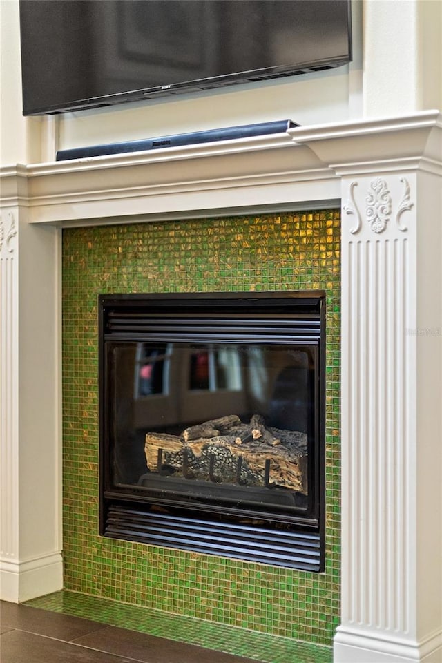 8424 Lake Burden Cir, Windermere, FL 34786 - detailed view of a tile fireplace