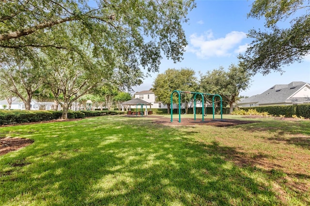 8424 Lake Burden Cir, Windermere, FL 34786 - view of grassy yard featuring a gazebo