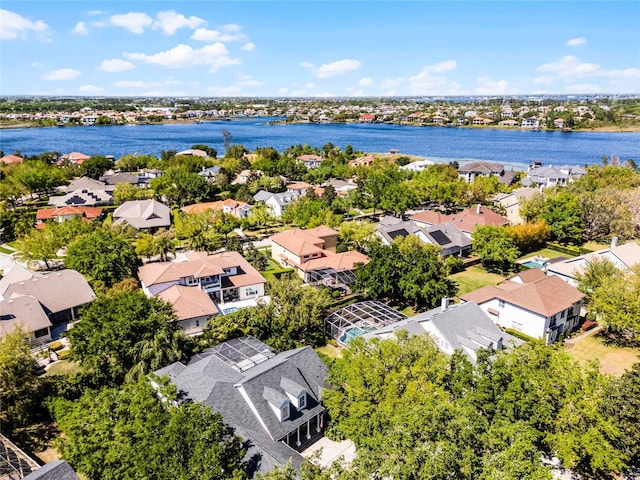 8424 Lake Burden Cir, Windermere, FL 34786 - aerial perspective of suburban area featuring a large body of water