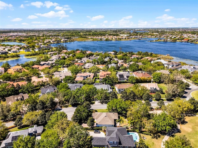 8424 Lake Burden Cir, Windermere, FL 34786 - aerial view of residential area featuring a nearby body of water