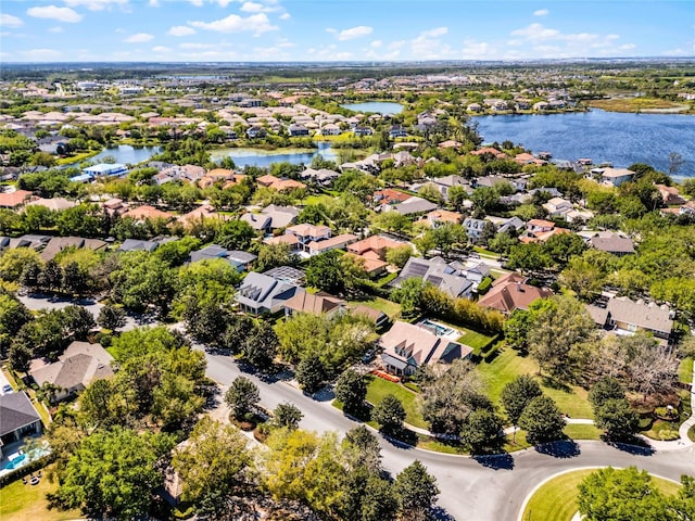 8424 Lake Burden Cir, Windermere, FL 34786 - aerial view of residential area with a large body of water