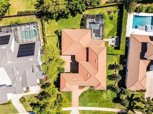 8424 Lake Burden Cir, Windermere, FL 34786 - aerial view of a pool