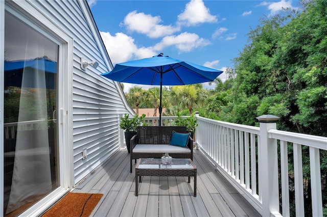 1035 Paladin Ct, Orlando, FL 32812 - view of wooden terrace