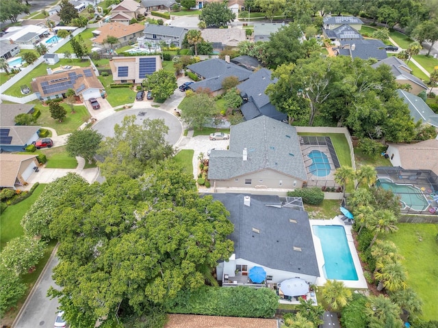 1035 Paladin Ct, Orlando, FL 32812 - aerial perspective of suburban area featuring a pool area