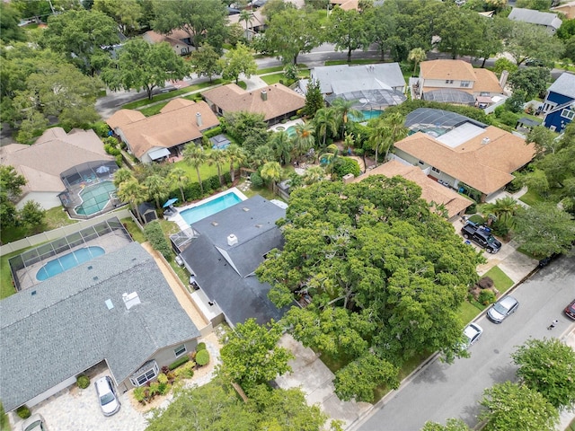 1035 Paladin Ct, Orlando, FL 32812 - aerial perspective of suburban area with a pool
