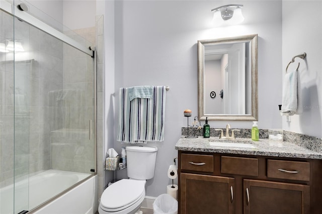 2302 Datura Loop, Saint Cloud, FL 34772 - bathroom featuring vanity and shower / bath combination with glass door