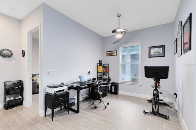 2302 Datura Loop, Saint Cloud, FL 34772 - office featuring light wood finished floors and baseboards