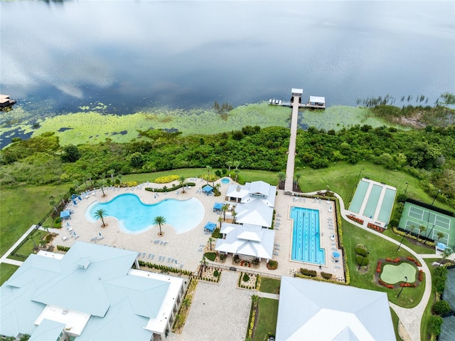 2302 Datura Loop, Saint Cloud, FL 34772 - bird's eye view of a pool