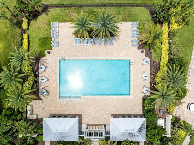 2302 Datura Loop, Saint Cloud, FL 34772 - bird's eye view of a pool area
