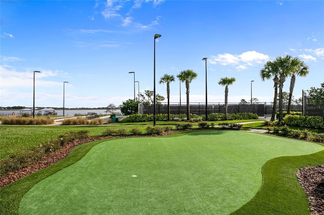 2302 Datura Loop, Saint Cloud, FL 34772 - view of property's community featuring a putting green and a water view