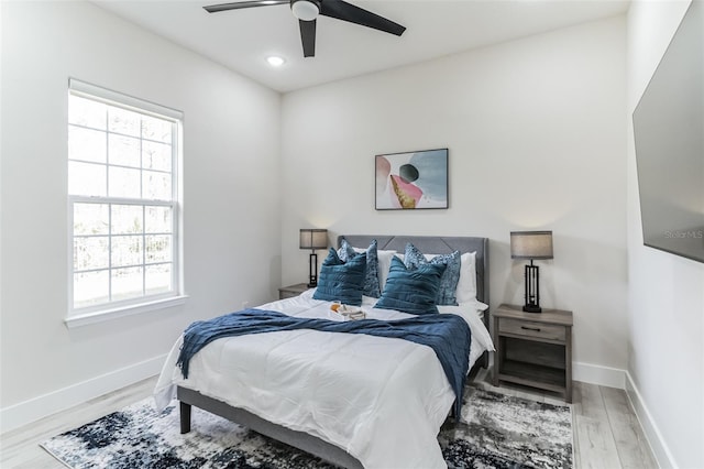 18623 Tunbridge St, Orlando, FL 32833 - bedroom featuring wood finished floors, recessed lighting, and ceiling fan