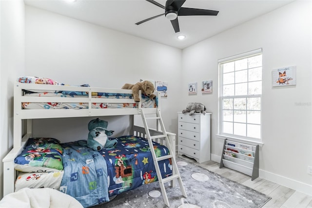 18623 Tunbridge St, Orlando, FL 32833 - bedroom featuring wood finished floors, recessed lighting, and a ceiling fan