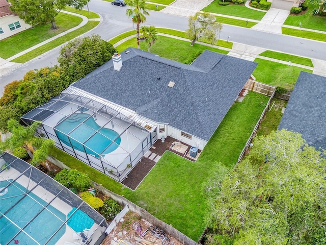 1173 Trotwood Blvd, Winter Springs, FL 32708 - view from above of property with a pool