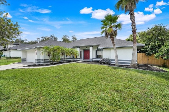 1173 Trotwood Blvd, Winter Springs, FL 32708 - view of front of house featuring an attached garage, driveway, stucco siding, and a shingled roof