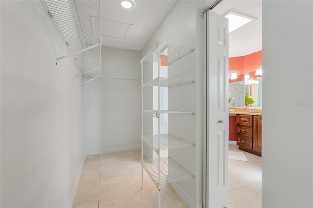 1173 Trotwood Blvd, Winter Springs, FL 32708 - spacious closet with light tile patterned floors