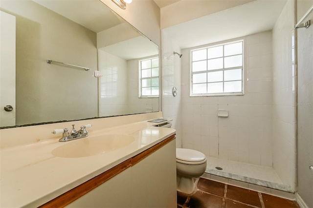 3703 43rd Ave W, Bradenton, FL 34205 - bathroom with healthy amount of natural light, vanity, and a tile shower