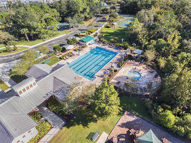 949 Westpark Dr Unit 107, Celebration, FL 34747 - bird's eye view of a pool area