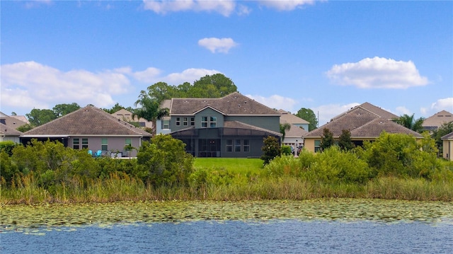 10180 Merrymeeting Bay Dr, Winter Garden, FL 34787 - rear view of house with a water view